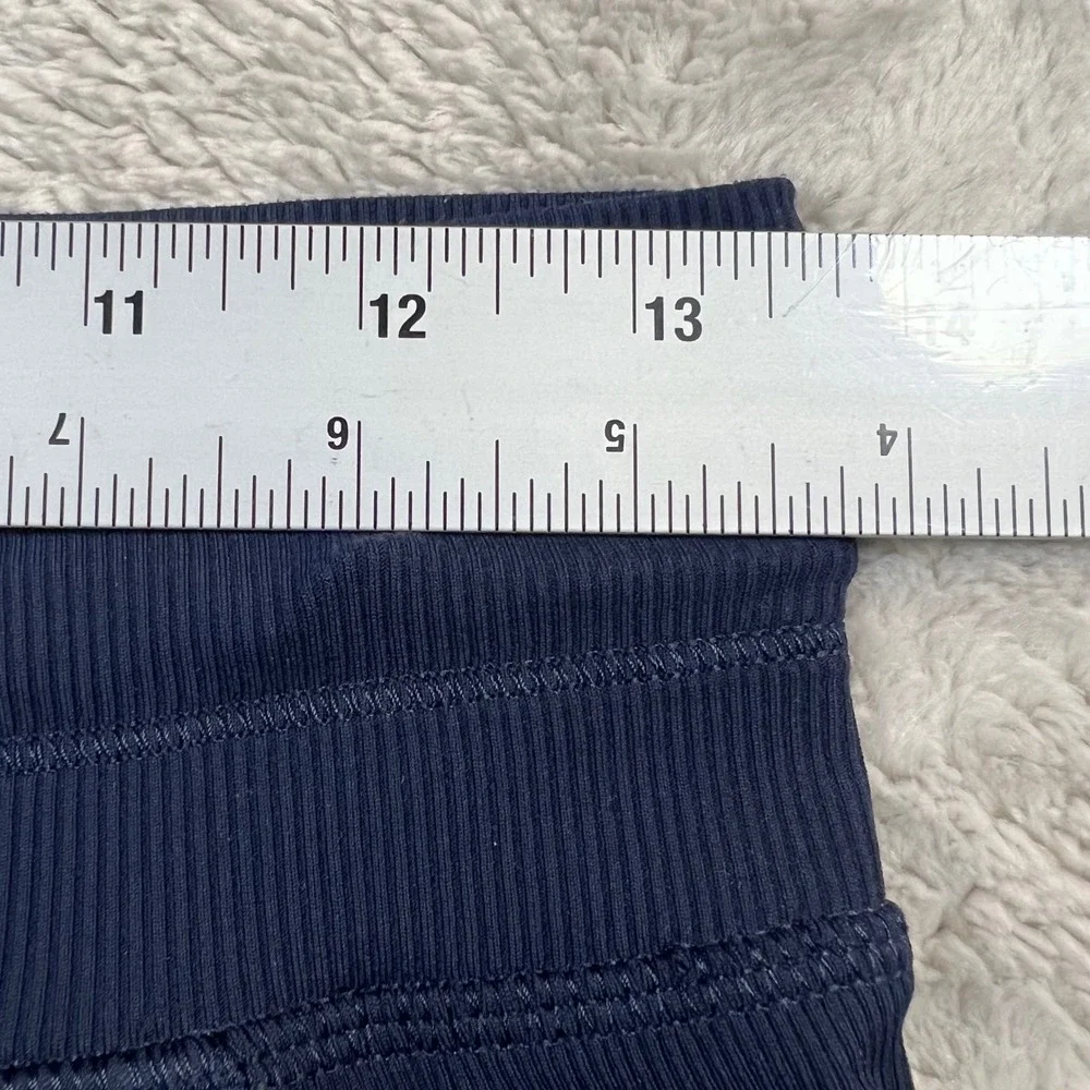 Lululemon Women's 4 Beyond‎ the Studio Jogger Navy Blue Pinstripe LW5ENMS